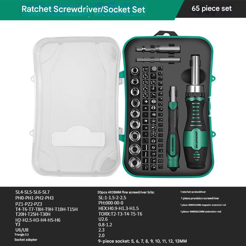 Ratchet Screwdriver/Socket Set